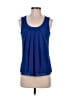 NY&C 100% Polyester Blue Sleeveless Blouse Size S - photo 1
