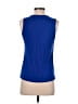 NY&C 100% Polyester Blue Sleeveless Blouse Size S - photo 2