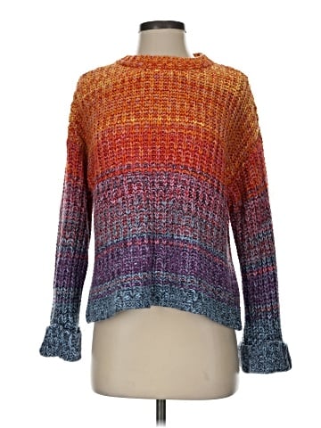 Aqua Pullover Sweater (view 1)