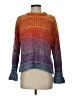 Aqua 100% Acrylic Tweed Orange Pullover Sweater Size S - photo 1