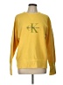 CALVIN KLEIN JEANS Yellow Sweatshirt Size L - photo 1