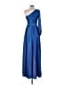 Mac Duggal 100% Polyester Blue Cocktail Dress Size 2 - photo 2