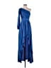 Mac Duggal 100% Polyester Blue Cocktail Dress Size 2 - photo 1