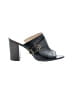 Nine West 100% Leather Black Heels Size 10 - photo 1
