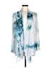 Chico's 100% Polyester Blue Kimono Size Med (1) - photo 1