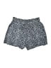 Madewell 100% Viscose Blue Drawstring Drapey Pull-On Shorts in Bengali Blockprint Size S - photo 1
