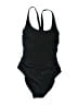 H&M Solid Black One Piece Swimsuit Size S - photo 2