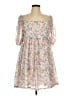 TCEC 100% Polyester Floral Pink Casual Dress Size L - photo 1