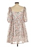 TCEC 100% Polyester Floral Pink Casual Dress Size L - photo 2