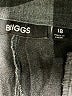 Briggs Chevron-herringbone Gray Active Pants Size 18 - photo 4