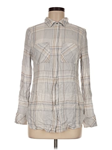 White House Black Market Long Sleeve Button-Down Shirt (view 1)