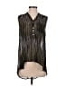 H&M Black Sleeveless Blouse Size 4 - photo 1