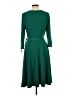 ModCloth Solid Green Casual Dress Size L - photo 2