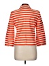 Ann Taylor Stripes Orange Blazer Size 8 - photo 2