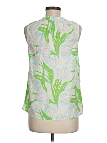 Lilly Pulitzer Sleeveless Silk Top (view 2)