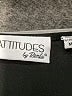 Attitudes by Renee Black Sleeveless Blouse Size M - photo 7