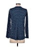 Roller Rabbit 100% Pima Cotton Polka Dots Blue Long Sleeve Henley Size S - photo 2