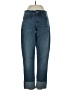 NYDJ Solid Blue Jeans Size 2 - photo 1