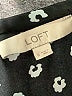 Ann Taylor LOFT 100% Polyester Polka Dots Black Casual Dress Size 6 - photo 7