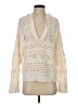 LOFT Beach 100% Cotton Ivory Pullover Sweater Size S - photo 1