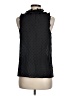J.Crew 100% Cotton Black Sleeveless Blouse Size 6 - photo 2