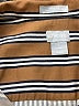 Chico's Stripes Brown 3/4 Sleeve Button-Down Shirt Size Med (1) - photo 7