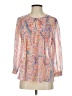 Tommy Hilfiger 100% Polyester Pink Long Sleeve Blouse Size S - photo 1