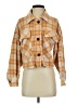 For The Republic Plaid Orange Jacket Size XS - photo 1