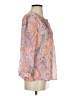 Tommy Hilfiger 100% Polyester Pink Long Sleeve Blouse Size S - photo 4