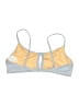 Madewell Gray Blue Swimsuit Top Size XL - photo 2