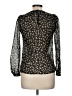 Louche 100% Polyester Black Long Sleeve Blouse Size 8 - photo 2