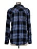 Rails 100% Rayon Plaid Blue Long Sleeve Button-Down Shirt Size M - photo 2