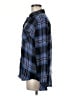 Rails 100% Rayon Plaid Blue Long Sleeve Button-Down Shirt Size M - photo 5