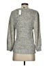 Ann Taylor Tweed Silver Turtleneck Sweater Size S - photo 2