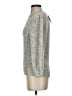 Ann Taylor Tweed Silver Turtleneck Sweater Size S - photo 5