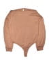 Wishlist Brown Long Sleeve Top Size L - photo 1