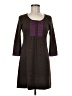 Boden Color Block Brown Casual Dress Size 8 - photo 1