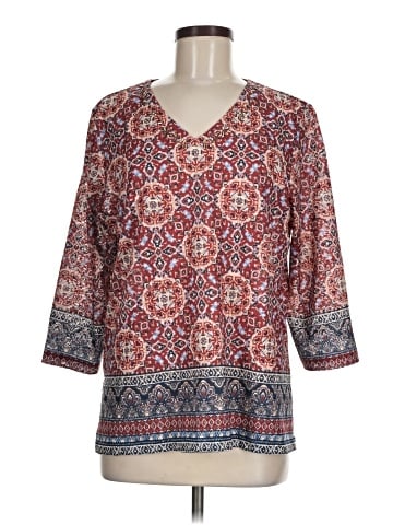 Alfred Dunner 3/4 Sleeve Blouse (view 1)