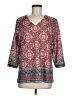 Alfred Dunner Red 3/4 Sleeve Blouse Size M - photo 1