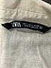 Zara Tan Long Sleeve Button-Down Shirt Size L - photo 7