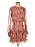 Aqua Paisley Pink Cocktail Dress Size S - photo 1