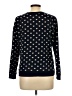 Ann Taylor LOFT 100% Cotton Polka Dots Black Pullover Sweater Size L - photo 2