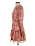 Aqua Paisley Pink Cocktail Dress Size S - photo 5