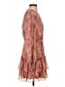 Aqua Paisley Pink Cocktail Dress Size S - photo 4