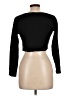Whimsy + Row Black Long Sleeve Top Size L - photo 2
