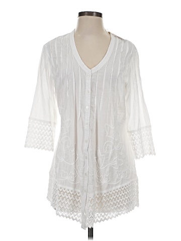 Soft Surroundings 3/4 Sleeve Blouse (view 1)