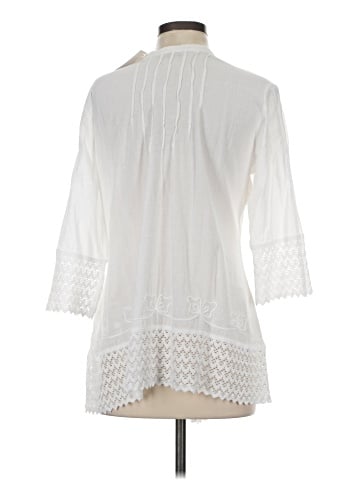 Soft Surroundings 3/4 Sleeve Blouse (view 2)