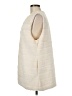 Echo 100% Polyester Ivory Faux Fur Vest Size Med - Lg - photo 5