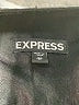 Express 100% Polyester Solid Black Casual Dress Size XS - photo 7