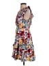THML 100% Polyester Print Yellow Casual Dress Size S - photo 5